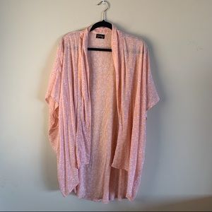 Symbology peach shawl